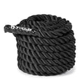 Battle Rope 40ft x 1.5in, Poly Dacron Heavy Rope for Home Gym Conditioning Workouts, Cross-Train, Strength Training Exercises