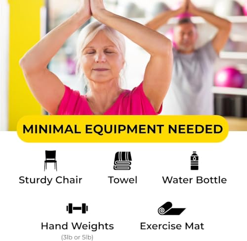 28 Day Size Down Challenge 8 Minute Low Impact Stregth Training Program - Exercise DVD for Seniors Over 60 + Wellness Tracker Daily Habit Journal - Your Ultimate Wellness Bundle - view 4