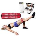 Hip & Core System - Loop Resistance Home Workout Bands to Stretch and Strengthen Legs, Butt, Hips, Thighs and Glutes, Includes Online Exercise & Training Guide
