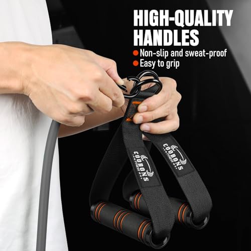 Resistance Bands with Handles, 175lb Exercise Bands for Working Out - view 6