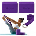 Yoga Block - Supportive Latex-Free Eva Foam - Soft Non-Slip Surface with Beveled Edges for Yoga, Pilates, Meditation