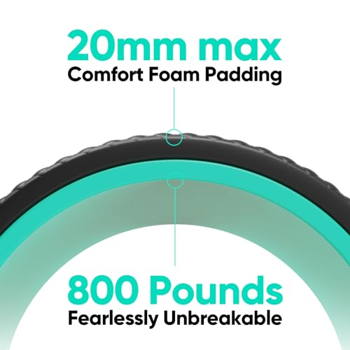 Back Roller - Deep Tissue Massage, Yoga Wheel Foam Roller, Back Wheel for Back Pain Relief & Stretching - view 4