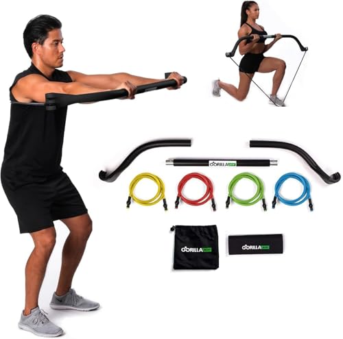 Travel All-in-ONE Strength Training Equipment, Portable Home Gym System, 100 Plus Quality Workouts for Travel, Home Gym & Outdoor Includes Workout Guide and Video