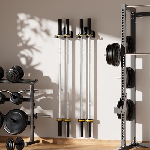 Barbell Wall Holder,Olympic Barbell Hanger,Home Gym Bar Wall Rack - view 5