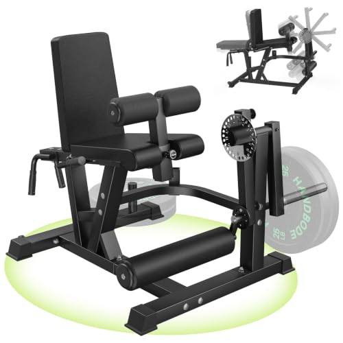 Leg Extension and Curl Machine, 1000 LB Adjustable Weight Bench