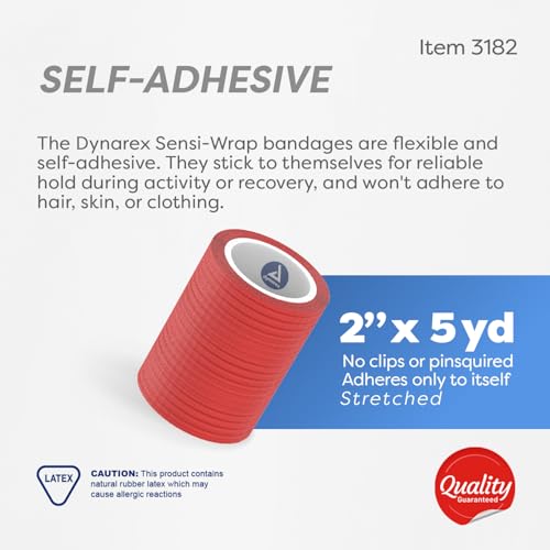 Sensi-Wrap Self-Adhesive Bandages, 36-Pack, 2" x 5 Yards, Assorted Colors, Latex, Colored Elastic Cohesive Athletic Tape, Tattoo Grip & Vet Wrap - view 2
