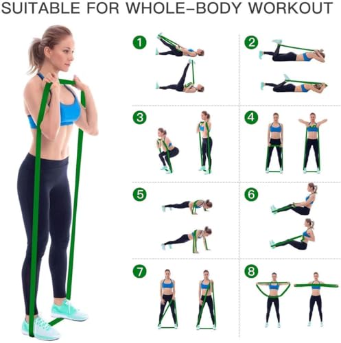 Pull-Up Bands Resistance-Bands Exercise-Bands - Pull up Assistance Bands Workout Bands Resistance for Women Long Resistance Bands Resistance Loop Bands Perfect for Gym Home or Travel - view 5