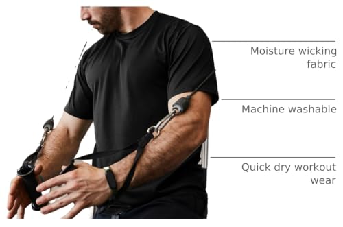 Men's Dry Fit Moisture Wicking 5 Pack Workout Shirts, M-5XL - view 4