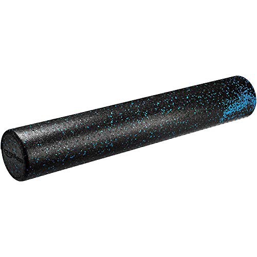 High Density Foam Roller for Exercise and Recovery, 36 Inches, Blue Speckled