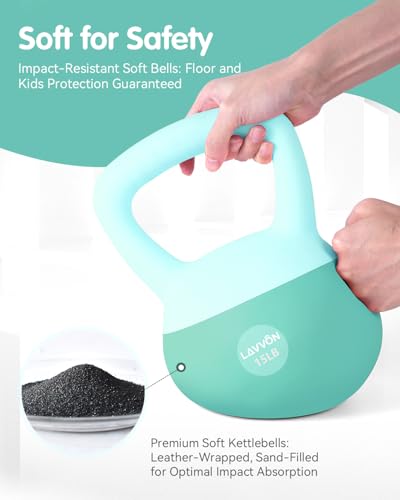 Soft Kettlebell - Cushioned Impact-Resistant Base and Anti-Slip - view 2