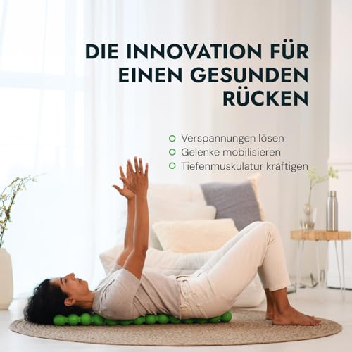 SPINEFITTER Purple Red | Massage Device for Back & Balance | Back Trainer Relieves Tension & Blockages | Ideal for Pilates and Yoga | for Relaxation of the Spine | for Home & Professional - view 2
