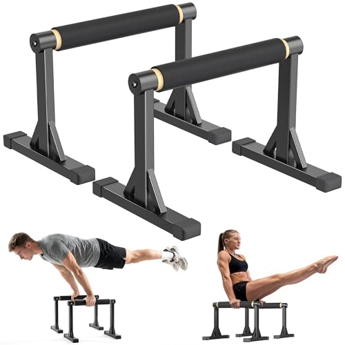 Wooden Parallel Bars 12/10-14" 600LB Capacity for Home Gym
