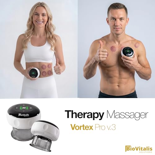 Cupping Set | 2 Pack Cupping Device | Cupping Machine with Red Light Therapy | Cupper with 12 Adjustable Suction & Heat levels, One-Touch Control Cupper | Cupping Kit | Automatic Cupper | Gua Sha - view 2