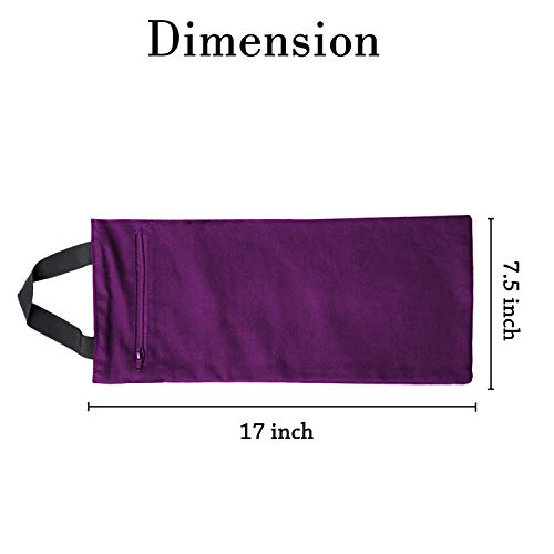 Yoga Sand Bag - Cotton Unfilled for Yoga Weights and Resistance Training, Size- 7.5" X 17" - view 4
