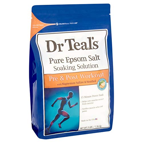 Dr. Teal's Pure Epsom Salt Recovery Soaking Solution Gift Set (2 Pack, 3lbs ea.) - Soothe & Sleep Lavender, Pre & Post Workout with Magnesium Sulfate & Menthol - view 4