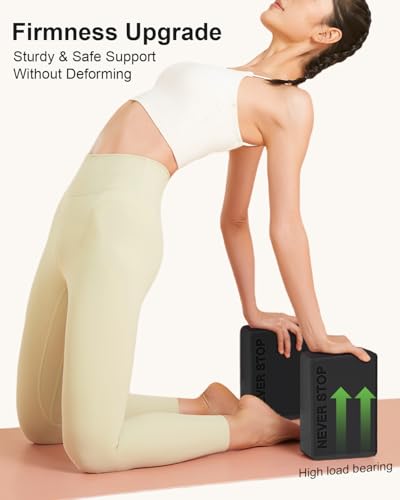 Yoga Block, High-Density EVA Foam 2 Pack Yoga Block with Non-Slip Textured Surface, Supportive, Lightweight - Ideal for Yoga - view 3