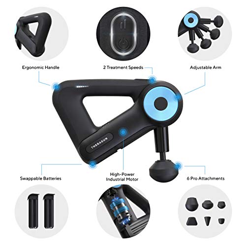 G3PRO Percussive Therapy Device, Handheld Deep Tissue Professional Massager 50% Quieter than G2PRO Muscle Stimulator For Pain Relief, Recovery, Enhance Performance & Energize The Body - view 2