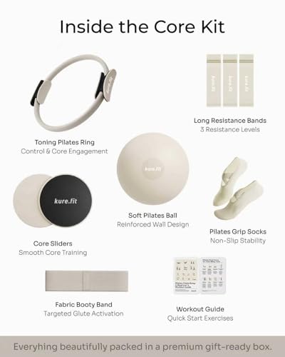 Pilates Kit | Pilates Equipment Set for Home Workouts | Accessories & Guide - view 4