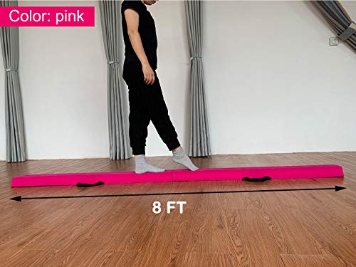 6 FT / 8 FT / 9 FT Folding Gymnastics Beam Foam Balance Floor Beam - view 2