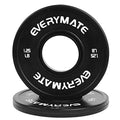 Change Weight Plates 1.25LB 2.5LB 5LB Set Fractional Olympic Bumper Plates for Cross Training Steel Insert Strength Training