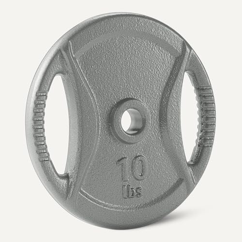 1-Inch Grip Weight Plates, Cast Iron, Strength Training, Home Gym - view 4