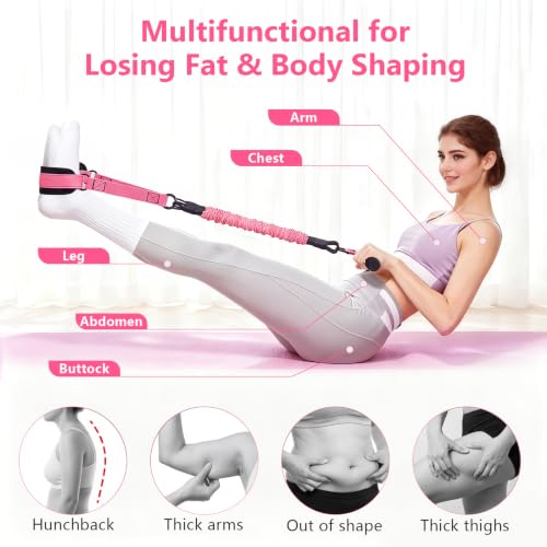 Pedal Resistance Band with Handle, Adjustable Multifunction Exercise Bands - view 2