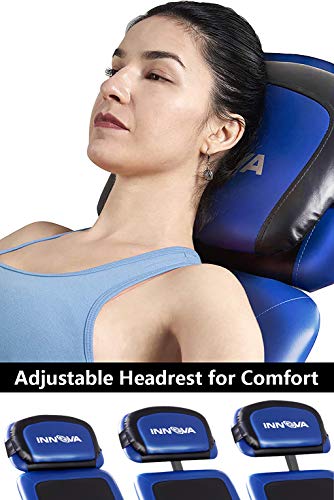 ITM4800 Advanced Heat and Massage Inversion Table,Black/ Blue / Gray - view 5