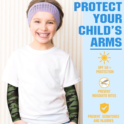12 Pairs Kids Arm Sleeves UV Sun Protection - view 4