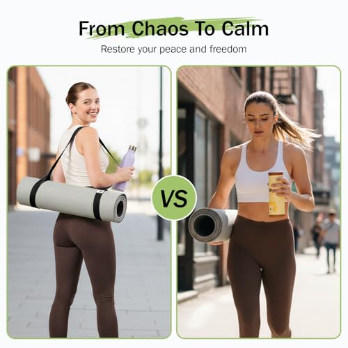 Yoga Mat Strap, Adjustable Soft Cotton Carrier - view 4