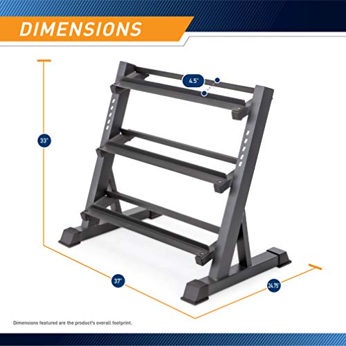 Weight Storage Organizer Racks for Dumbbells, Kettlebells, Weight Plates - view 2