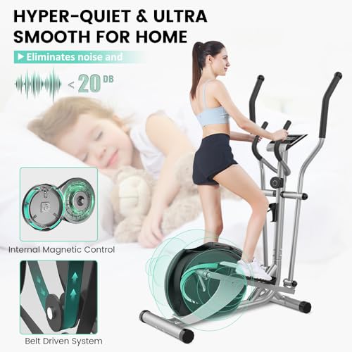 Elliptical Exercise Machine, Elliptical Machine for Home - view 3