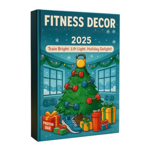24 Days Christmas Decorations 2025 Christmas Fitness Gear Ornaments Advent