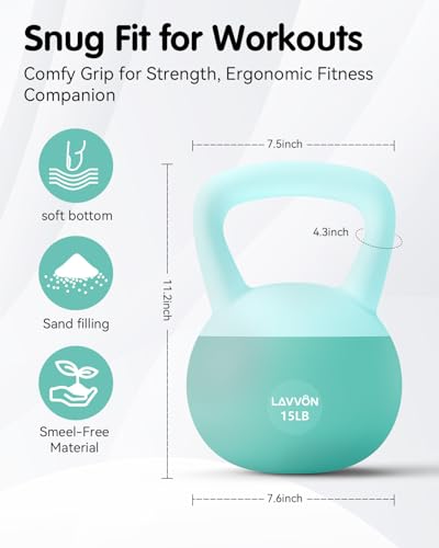 Soft Kettlebell - Cushioned Impact-Resistant Base and Anti-Slip - view 5
