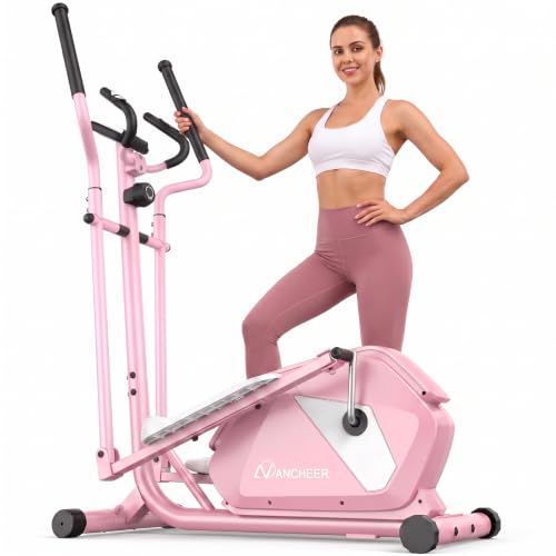 Home Elliptical Machine with Magnetic Resistance&Hand Pulse Sensors