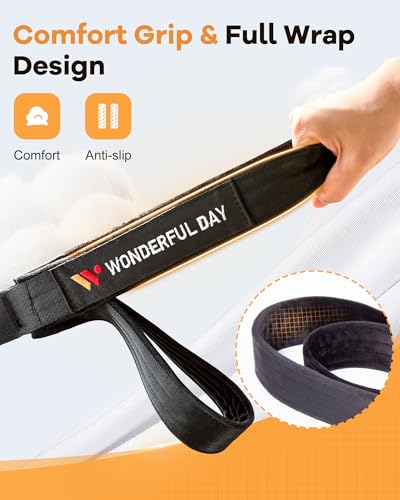 2PCS Pilates Straps for Reformer, Comfortable Enhanced Thickness, Fitness Pilates Double Loop Exercise Straps for Home Gym Workout - view 2