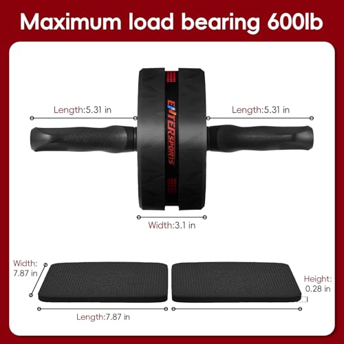Ab Roller Wheel for Abs Workout with 2 Knee Pads for Home Gym - view 5
