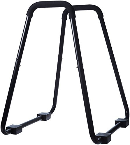 Dip Bar Station, Portable Strength Training Stand for Tricep Dips & Calisthenics, Home Gym, 661 lb Weight Capacity, Black - view 4