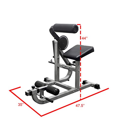 Ab Crunch and Back Machine Plate Loaded 200 lb Capacity 28 Adjustable Positions for Core and Stomach Muscle Workouts Home Gym Equipment - view 2