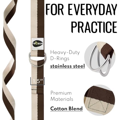 2 IN 1 Yoga & Mat Strap for Stretching – Cotton – 6/8/10 ft - view 5