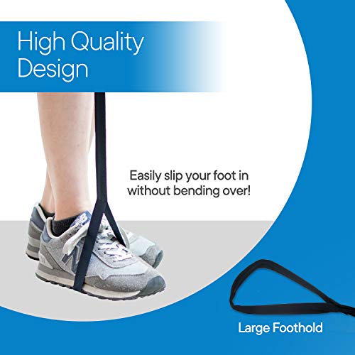 Premium Leg Lifter with Hand Strap and Foot Loop, 35 Inch - view 6