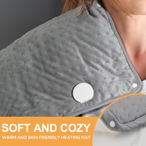 Heating Pad for Back Extra Large & Double Sided Foot Warmer 2 in 1, 21x33 - view 3