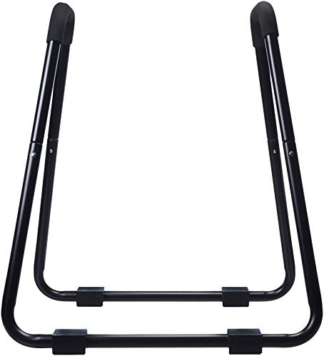 Dip Bar Station, Portable Strength Training Stand for Tricep Dips & Calisthenics, Home Gym, 661 lb Weight Capacity, Black