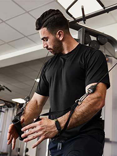 Men's Dry Fit Moisture Wicking 5 Pack Workout Shirts, M-5XL - view 3