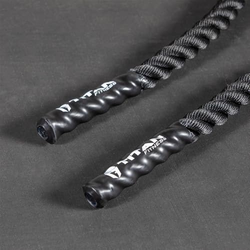 Battle Rope 40ft x 1.5in, Poly Dacron Heavy Rope for Home Gym Conditioning Workouts, Cross-Train, Strength Training Exercises - view 5