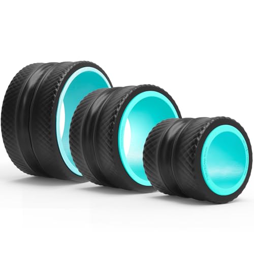 Back Roller - Deep Tissue Massage, Yoga Wheel Foam Roller, Back Wheel for Back Pain Relief & Stretching