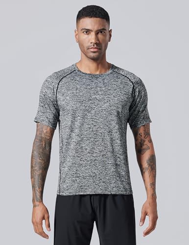 5 Pack Men's Active Quick Dry Crew Neck T Shirts - view 5