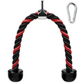 Tricep Rope Cable Attachment for Gym, 27 & 36 Inch, Non-Slip Grip