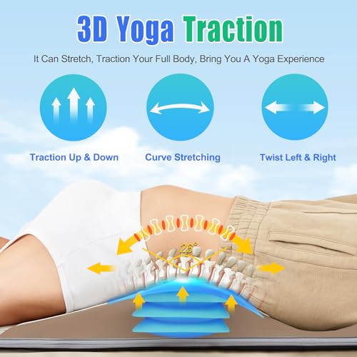 Full Body Massage Mat with Heat, 3D Body Stretching & Lumbar Traction - view 5