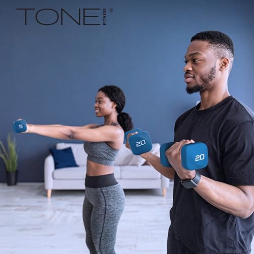 Neoprene Dumbbell Weight Pairs with Anti-Roll Square Head | Multiple Options - view 5