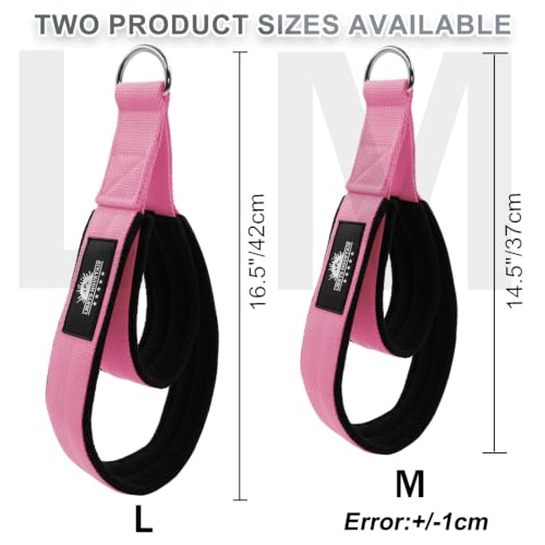 Thick Long Pilates Straps Double Loop D-Ring Non-Slip for Reformer - view 2